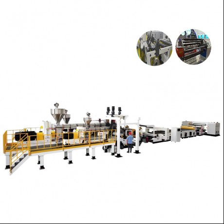 PP/PE solè fotovoltaik selil backsheet machin extrusion