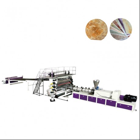 PVC dekorasyon / Marble Fèy liy èkstruzyon