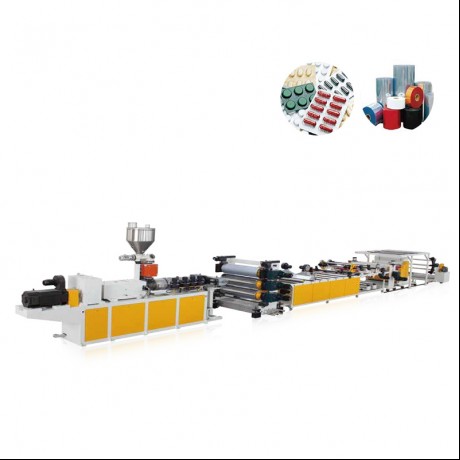 PVC transparan mou ak rijid Fèy Extrusion Liy